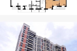 Срочно продается 3- к квартира 83 кв.м